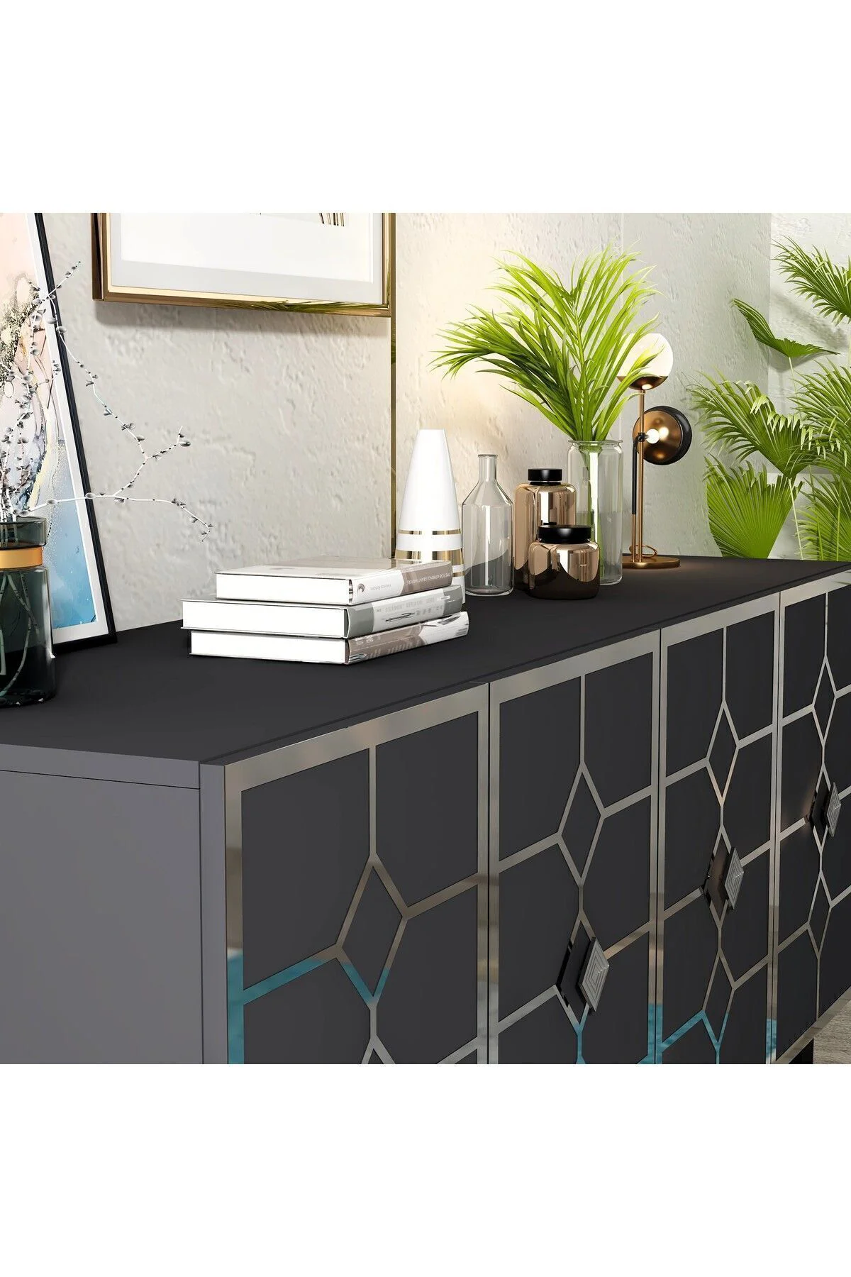 ÇAĞLA KONSOL BEYAZ-GÜMÜŞ