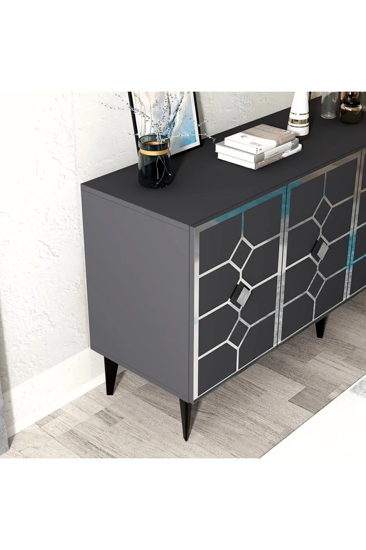 ÇAĞLA KONSOL BEYAZ-GÜMÜŞ