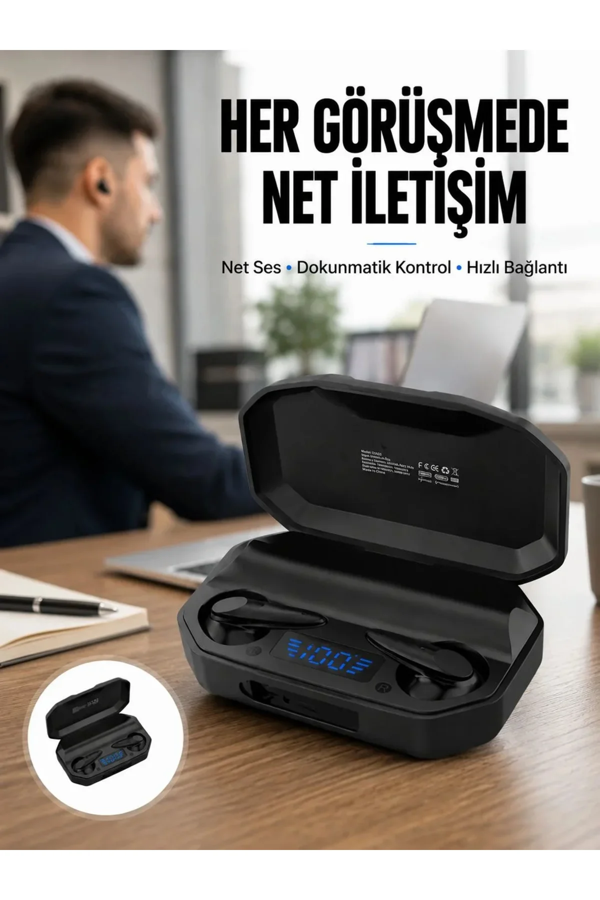 Çağrı Cevaplayabilen Akıllı Saat 5.2 Bluetooth Bağlantılı Kulaklık Yeni Nesil Çağrı Cevaplayabilen Akıllı Saat 5.2 Bluetooth Bağlantılı Kulaklık Yeni Nesil
