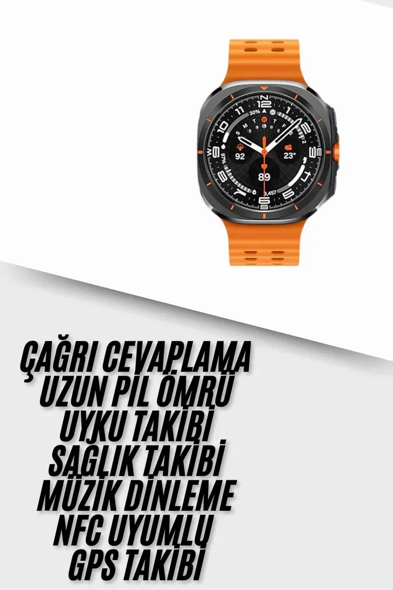 Çağrı Cevaplayabilen 47 MM Akıllı Saat Su Geçirmez GPS ve Kalp Atışı Takibi