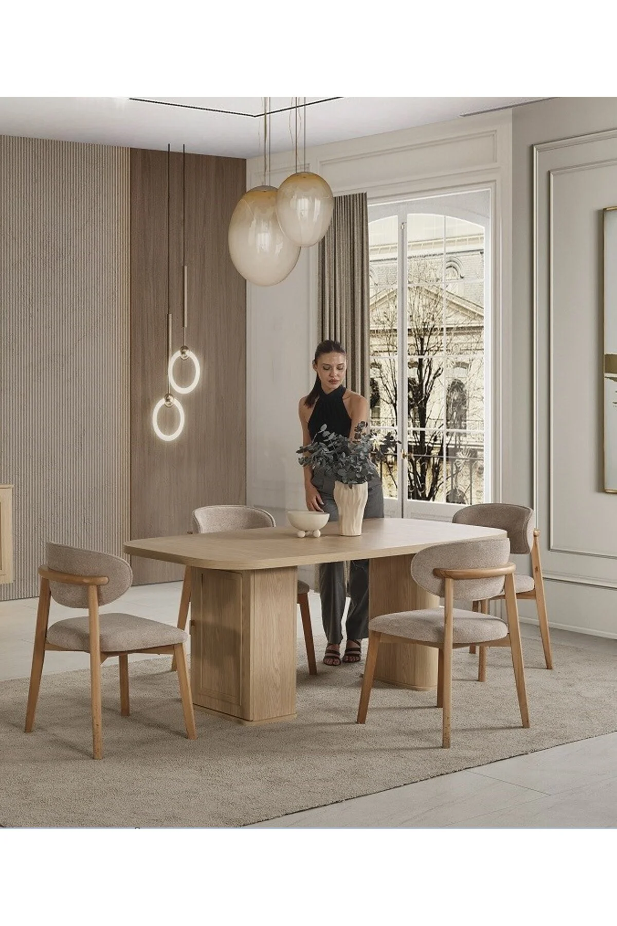CAİS MDF YEMEK MASASI + 6 SANDALYE Fiyatı, Yorumları ve Özellikleri