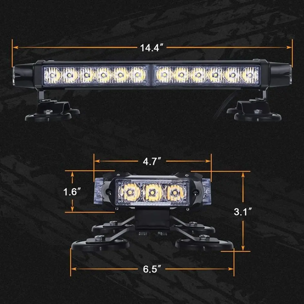 Çakar Lamba Çift Taraflı 30 Led Sarı-Sarı / Lapa524 Çakar Lamba Çift Taraflı 30 Led Sarı-Sarı / Lapa524