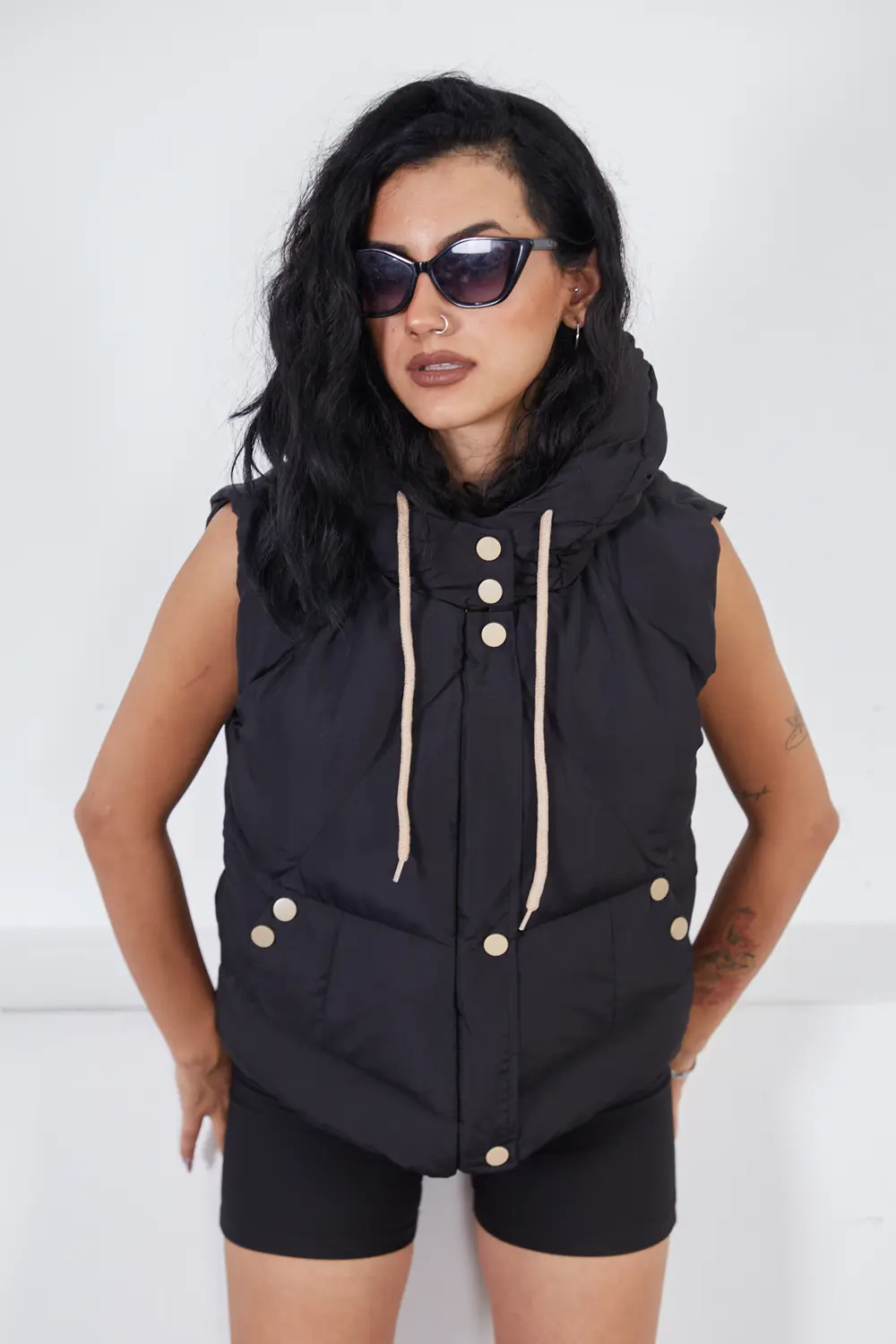 Moda Armanc Çakımlı Çıtçıtlı Spor Yelek