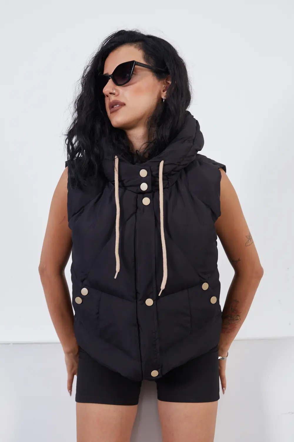 Moda Armanc Çakımlı Çıtçıtlı Spor Yelek