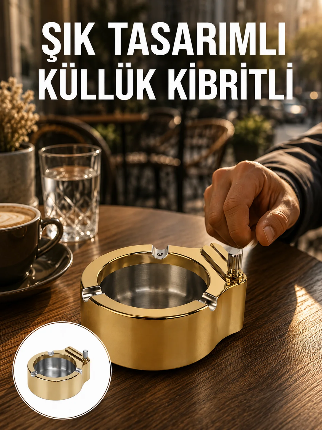 Çakmak Entegreli Küllük Yeniden Doldurulabilir Metal Gövde Yeni Nesil Fiyatı, Yorumları ve Özellikleri