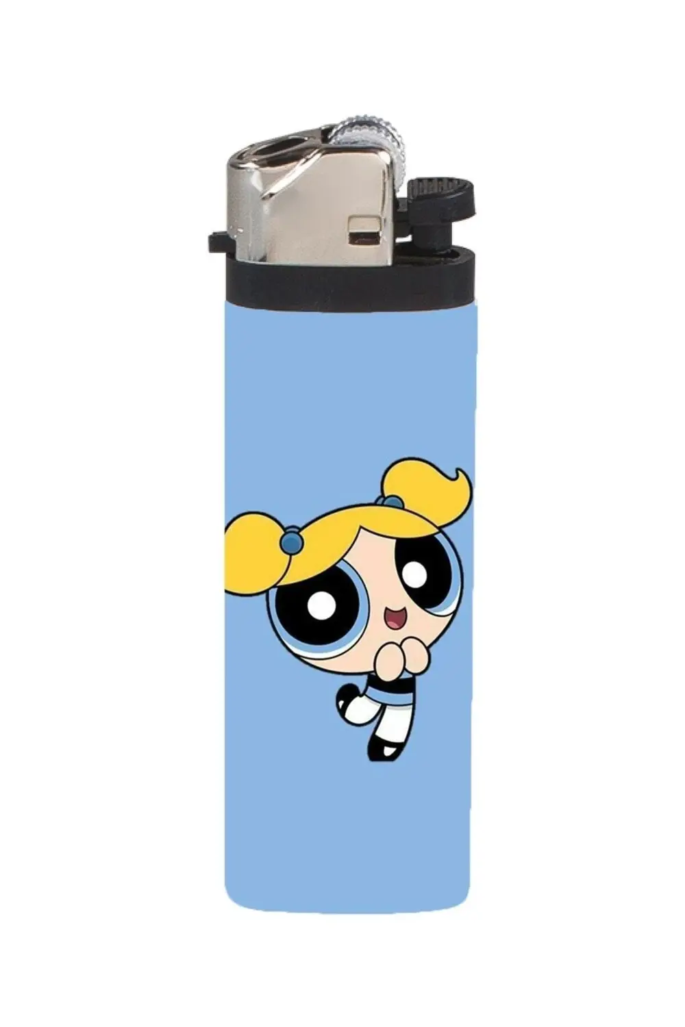 Çakmak Mavi Powerpuff Girls Mavi Bubbless Full Kaplamalı Gazlı Ça