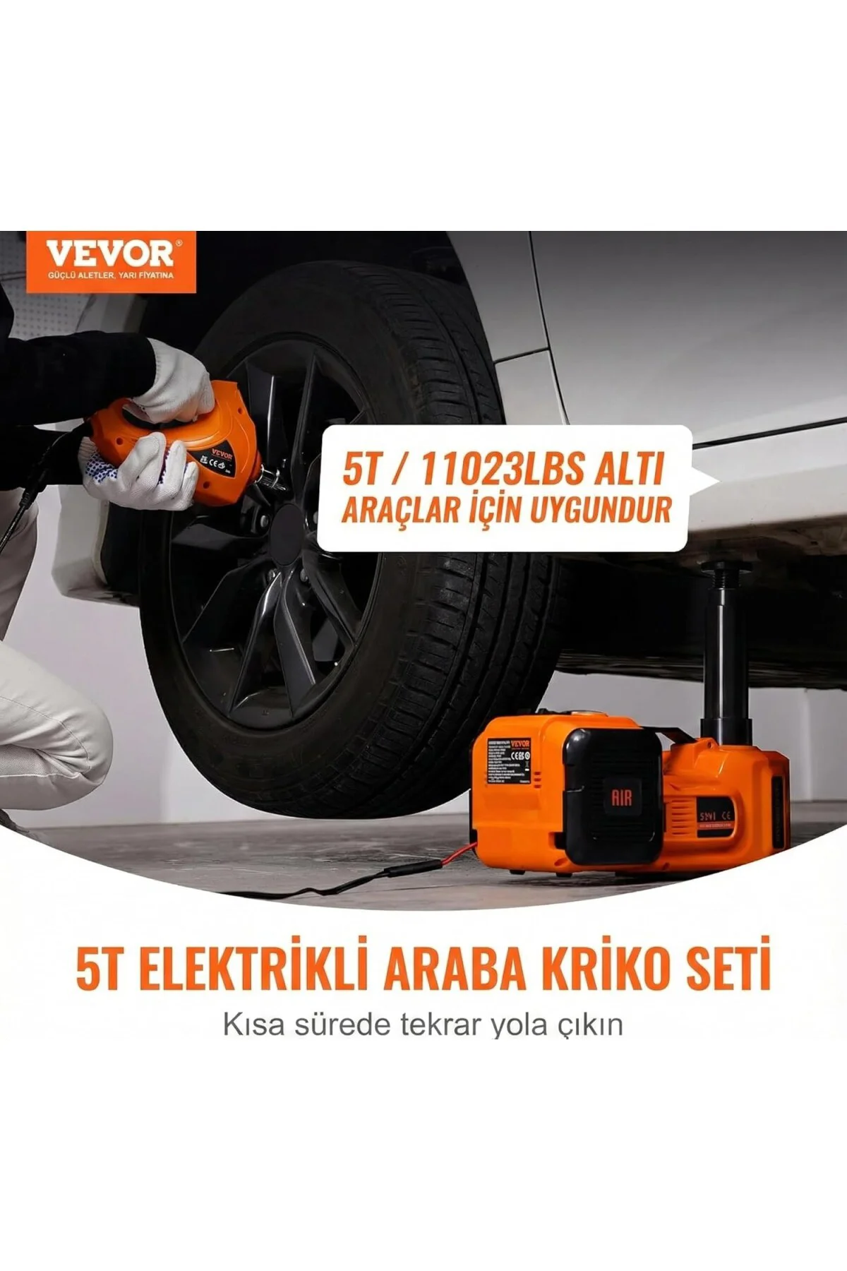 Çakmaklık Girişli Hidrolik 5 Ton Taşıma Kapasiteli Kompresör Özel