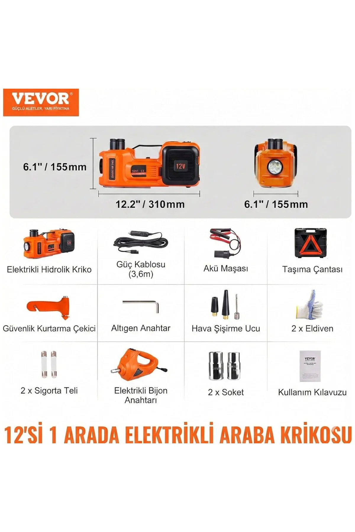 Çakmaklık Girişli Hidrolik 5 Ton Taşıma Kapasiteli Kompresör Özel