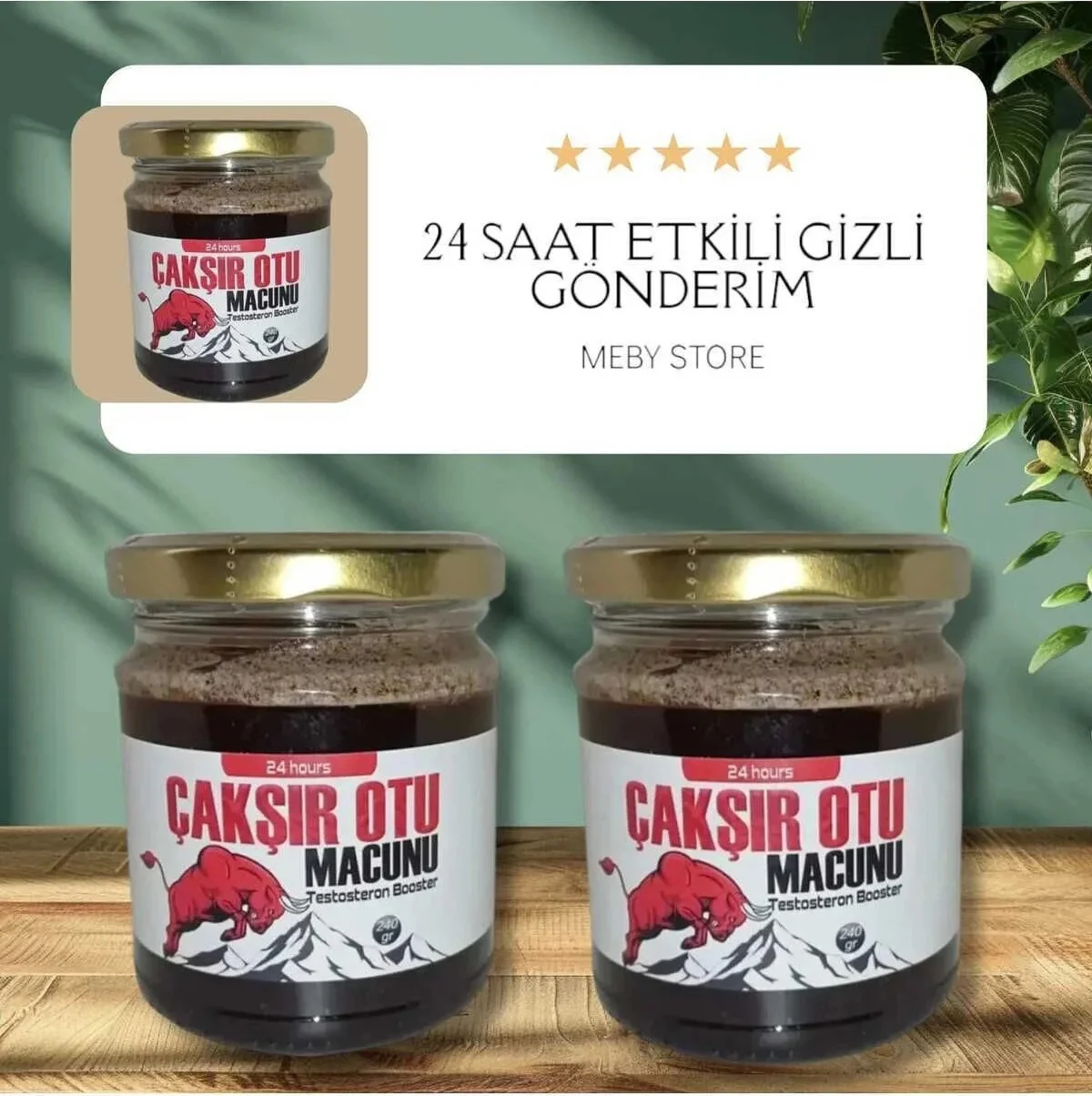 Çakşır Otu Macunu - Erkeklere Özel Karışım 240 gr x 2 Adet Fiyatı, Yorumları ve Özellikleri