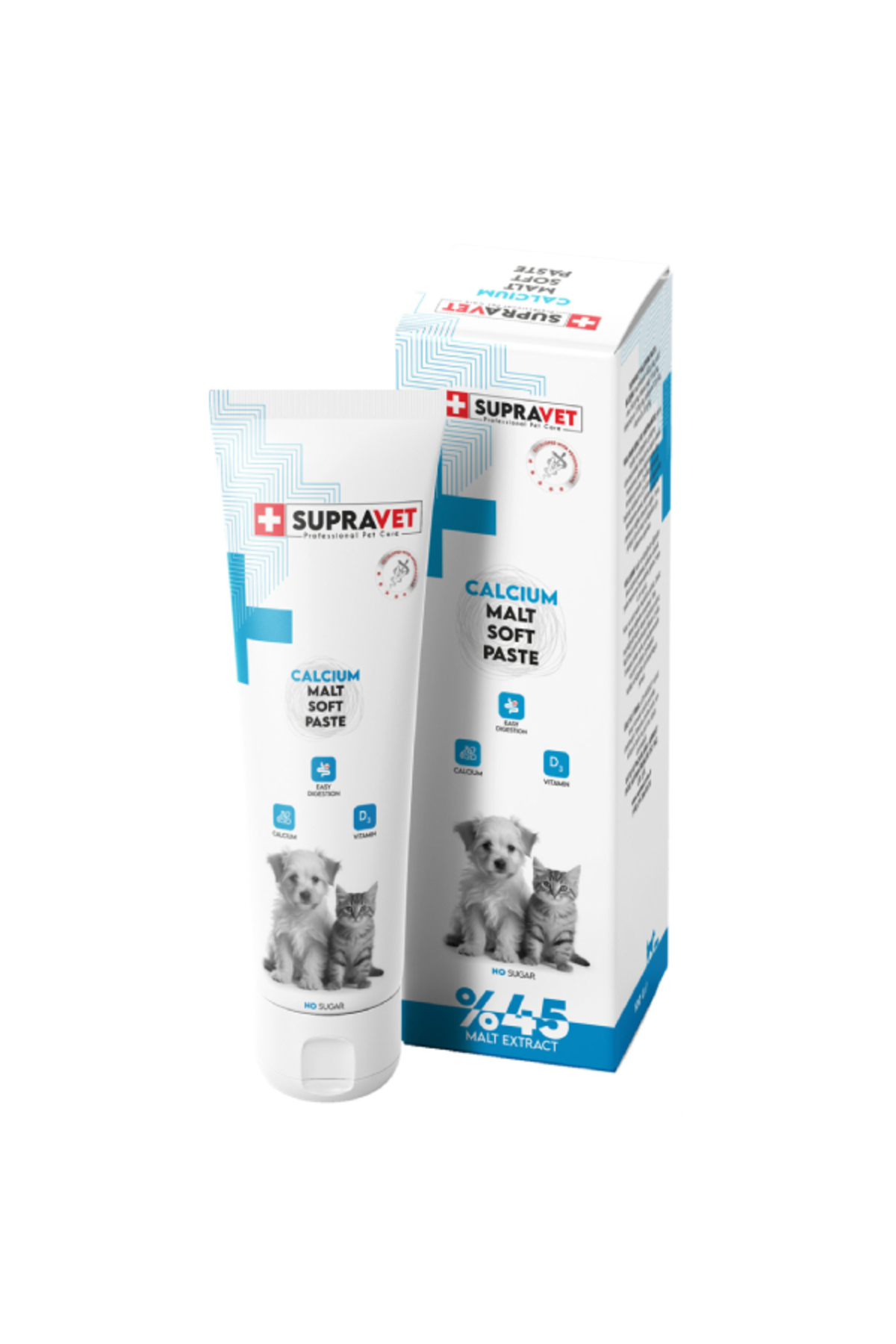 Calcium Kedi ve Köpekler için Kalsiyum Malt Paste 100 Gr