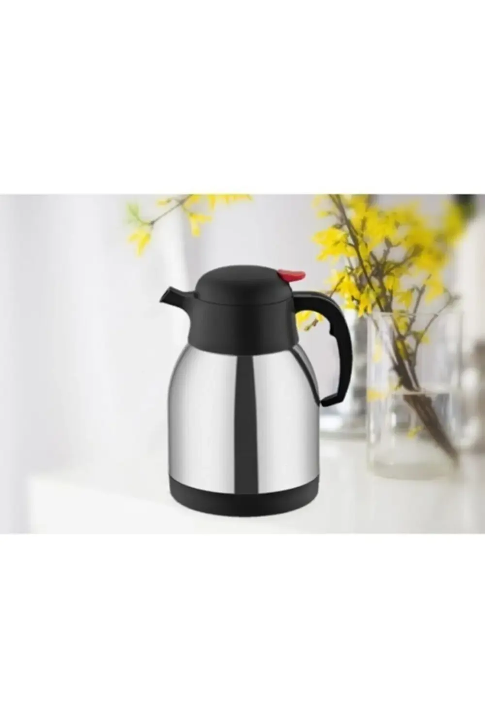 Caldo Çelik Termos 2 Litre Mor Siyah