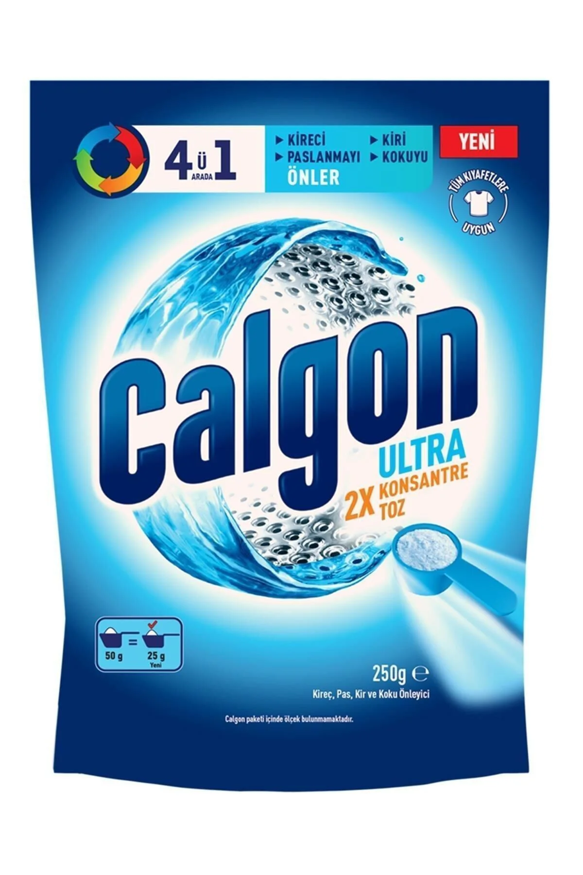 Calgon Power Kir, Pas, Kireç Ve Koku Önleyici 4'ü 1 Arada Ultra K Calgon Power Kir, Pas, Kireç Ve Koku Önleyici 4'ü 1 Arada Ultra K