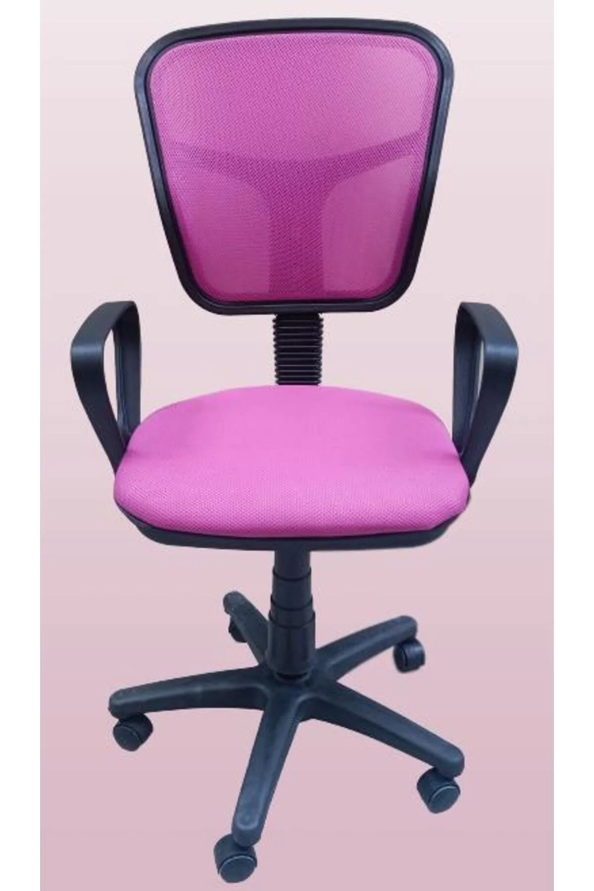 Çalışma Koltuk 18204 Model Poliüretan PEMBE Amortisörlü Ort Metal gövde El Yapım Çalışma Koltuk 18204 Model Poliüretan PEMBE Amortisörlü Ort Metal gövde El Yapım - Görsel 3