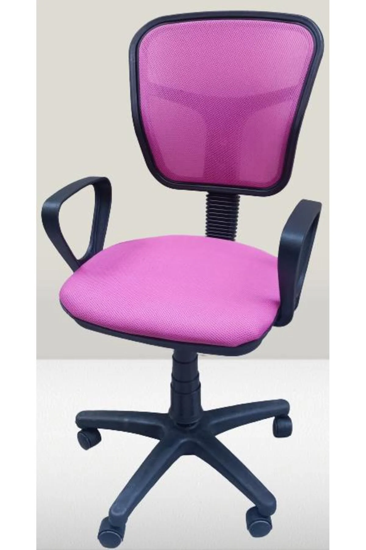 Çalışma Koltuk 18204 Model Poliüretan PEMBE Amortisörlü Ort Metal gövde El Yapım Çalışma Koltuk 18204 Model Poliüretan PEMBE Amortisörlü Ort Metal gövde El Yapım - Görsel 2