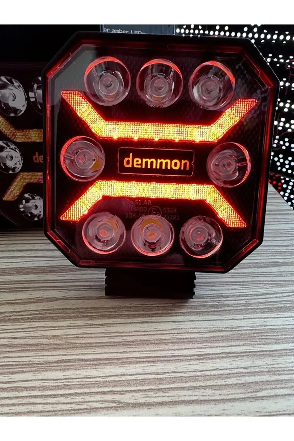 ÇALIŞMA LAMBASI KIRMIZI-SARI 12-24V DEMMON153245679