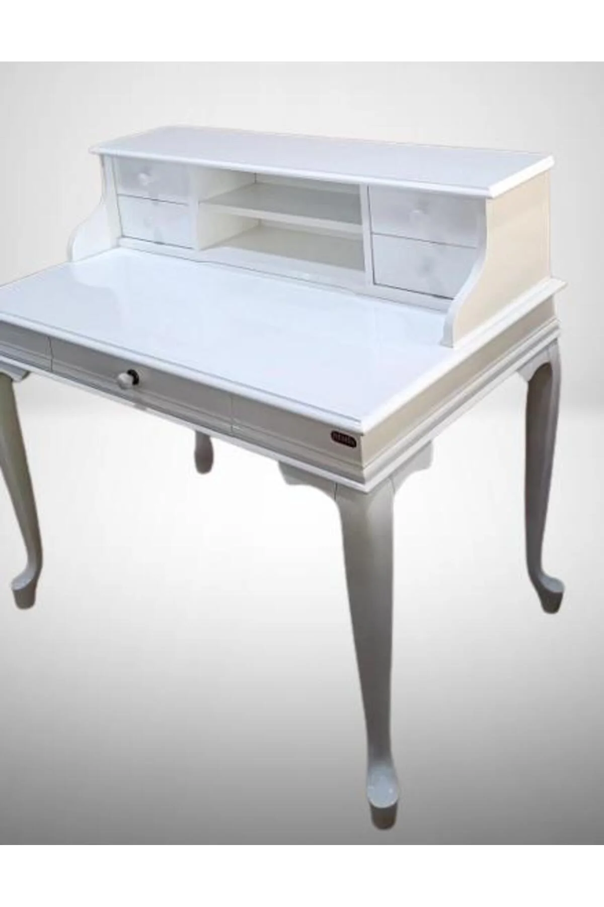 Çalışma Masa 181350 ST Klasik Model BEYAZ Kayın Aslan ayak Porsel Kulp El yapım Çalışma Masa 181350 ST Klasik Model BEYAZ Kayın Aslan ayak Porsel Kulp El yapım - Görsel 7