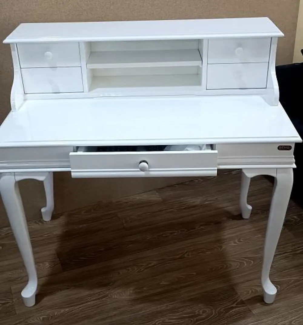 Çalışma Masa 181350 ST Klasik Model BEYAZ Kayın Aslan ayak Porsel Çalışma Masa 181350 ST Klasik Model BEYAZ Kayın Aslan ayak Porsel