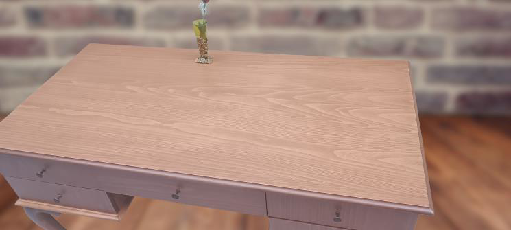 Çalışma Masa 90017 ST Klasik Model Kayın Aslan Ayak Ve Kaplam Tab