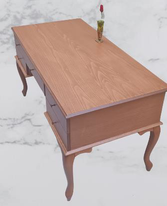 Çalışma Masa 90017 ST Klasik Model Kayın Aslan Ayak Ve Kaplam Tab