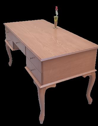 Çalışma Masa 90017 ST Klasik Model Kayın Aslan Ayak Ve Kaplam Tab