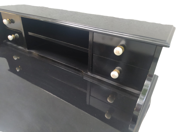 Çalışma Masa-Berjer 18483 ST Sandalye Siyah Lake Keten  Aslan Aya