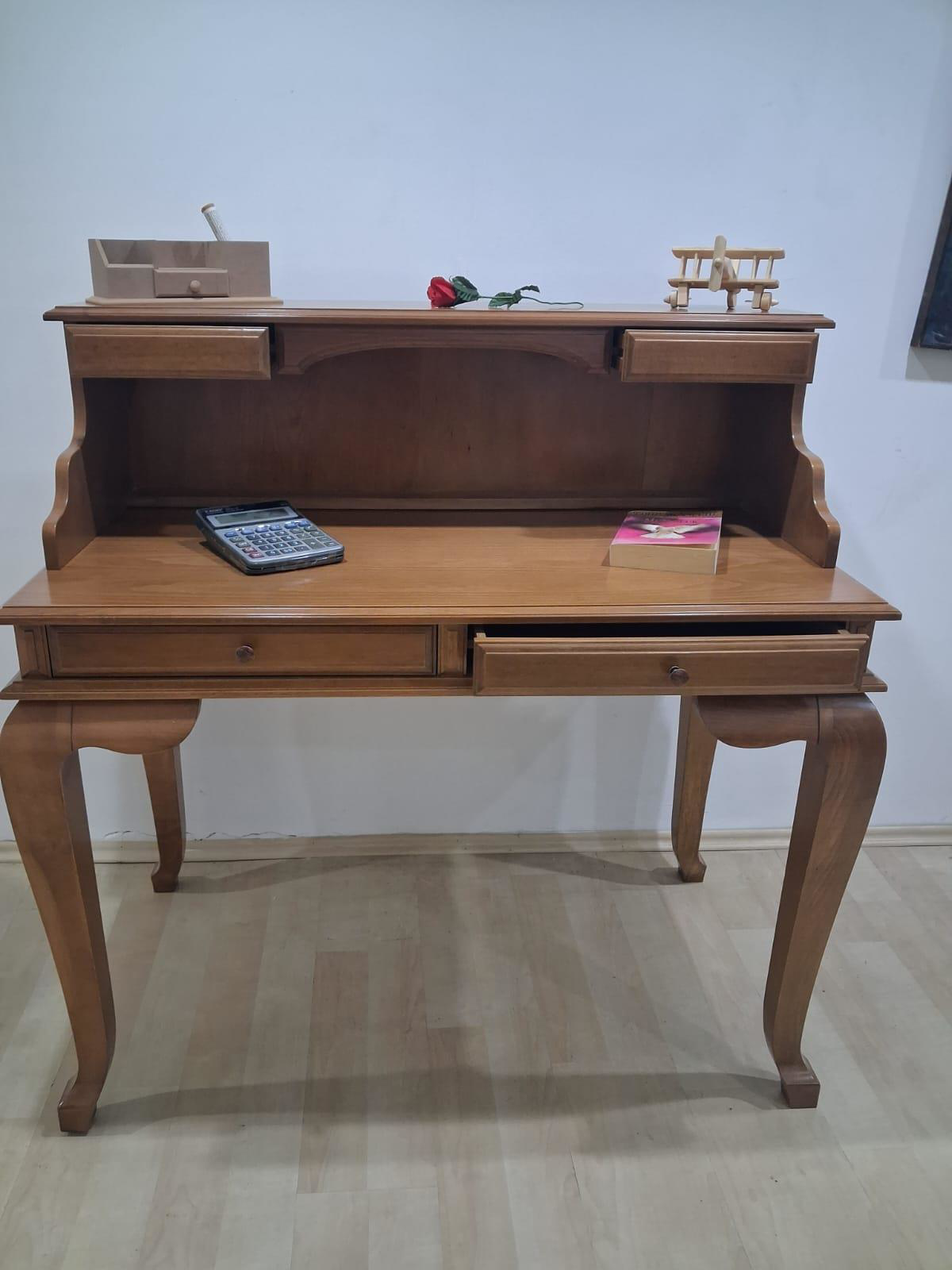 Çalışma Masa  İlhm 90633 Model Klasik Takım Lüks Klasik Ahşap Cev