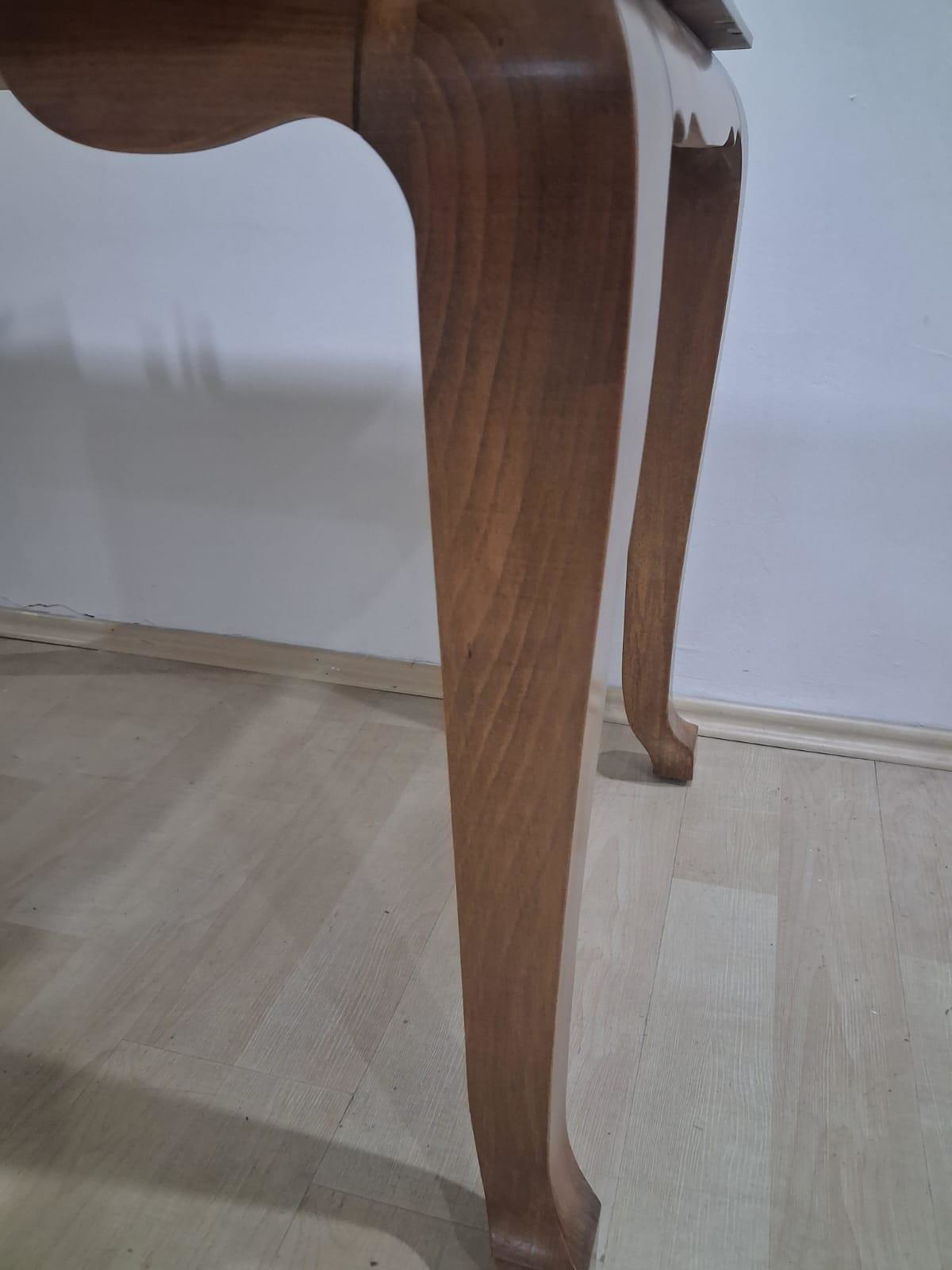 Çalışma Masa Klasik Alt İlhm 90631 Model Lüks Klasik Ahşap Ceviz 