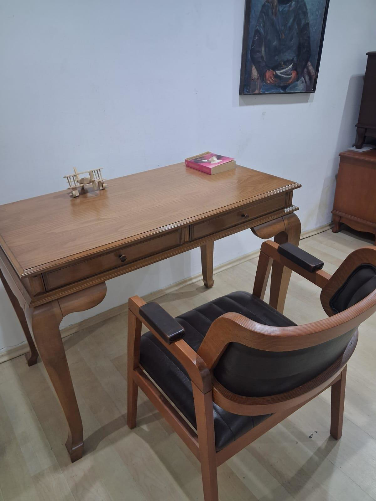 Çalışma Masa Klasik Alt İlhm 90630 Dilimli Sandalye Lüks Klasik C