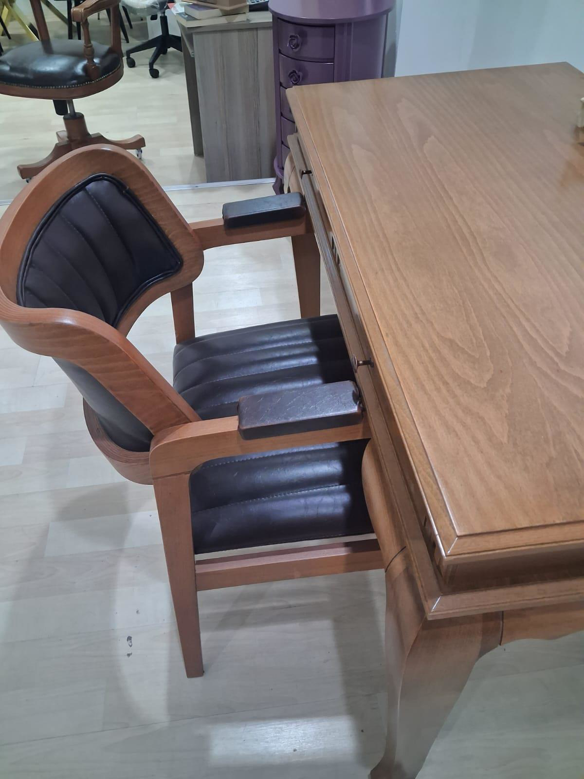 Çalışma Masa Klasik Alt İlhm 90630 Dilimli Sandalye Lüks Klasik C