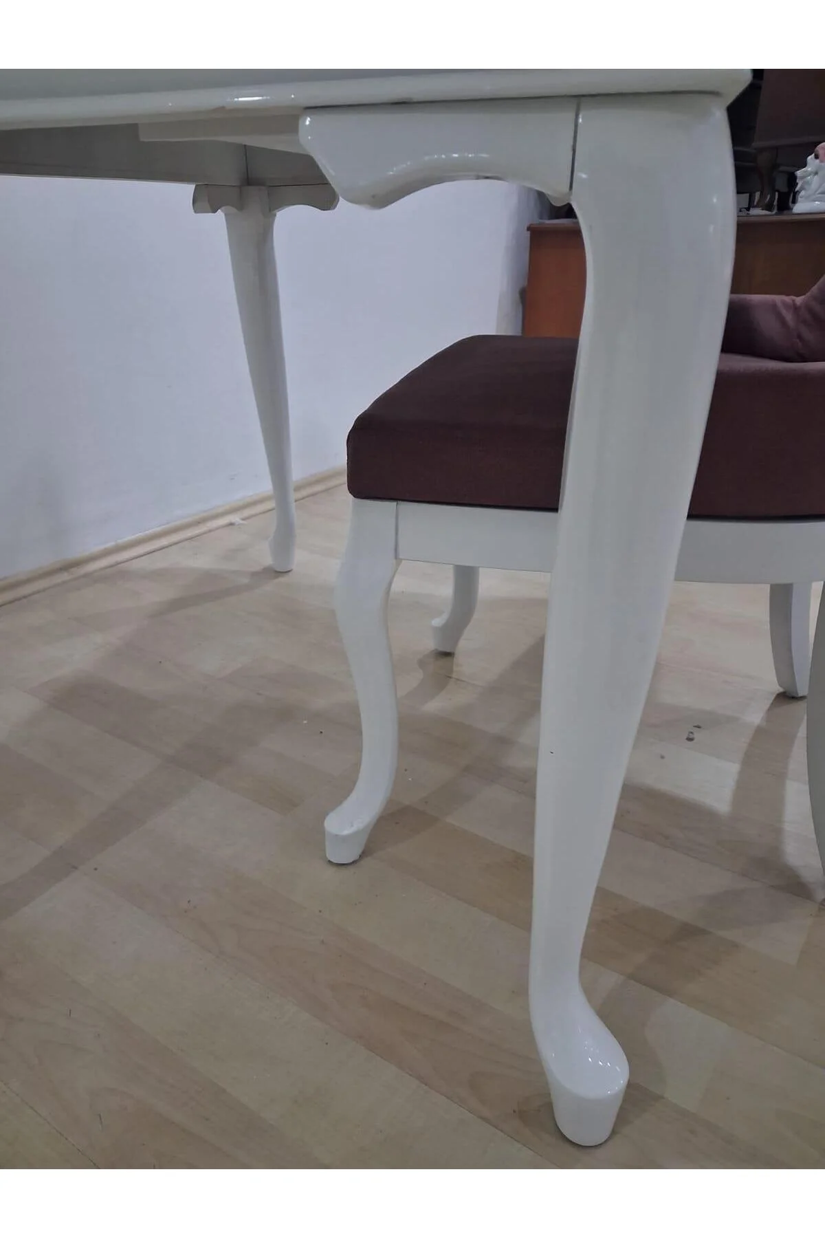 Çalışma Masa Sandalye 90659 Model Parlak Beyaz Lake Boyalı Masa Gökyüzü Sandalye Çalışma Masa Sandalye 90659 Model Parlak Beyaz Lake Boyalı Masa Gökyüzü Sandalye - Görsel 7