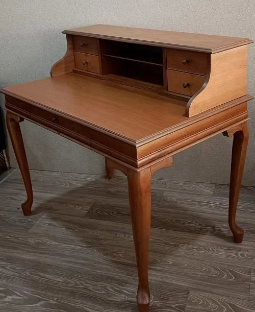 Çalışma masa ST 17345 Klasik Model Kayın Aslan Ayak CEVİZ Eskitme