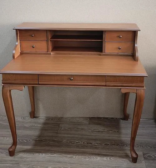 Çalışma masa ST 17345 Klasik Model Kayın Aslan Ayak CEVİZ Eskitme