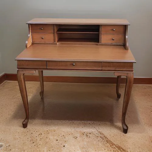 Çalışma masa ST 17345 Klasik Model Kayın Aslan Ayak CEVİZ Eskitme