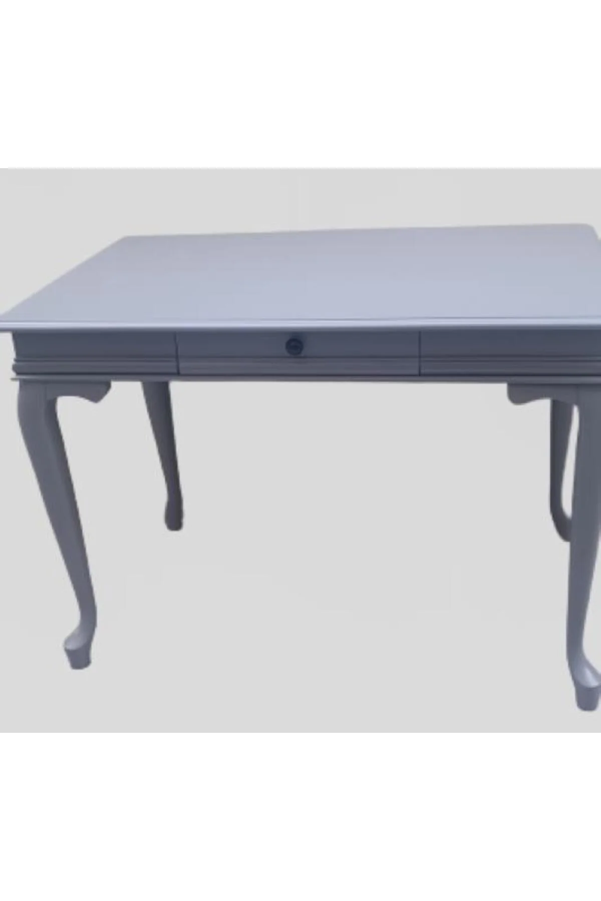 Çalışma masa ST 90139 model kayın aslan ayak çekmec parlak lake gri renk el yapım Çalışma masa ST 90139 model kayın aslan ayak çekmec parlak lake gri renk el yapım - Görsel 4