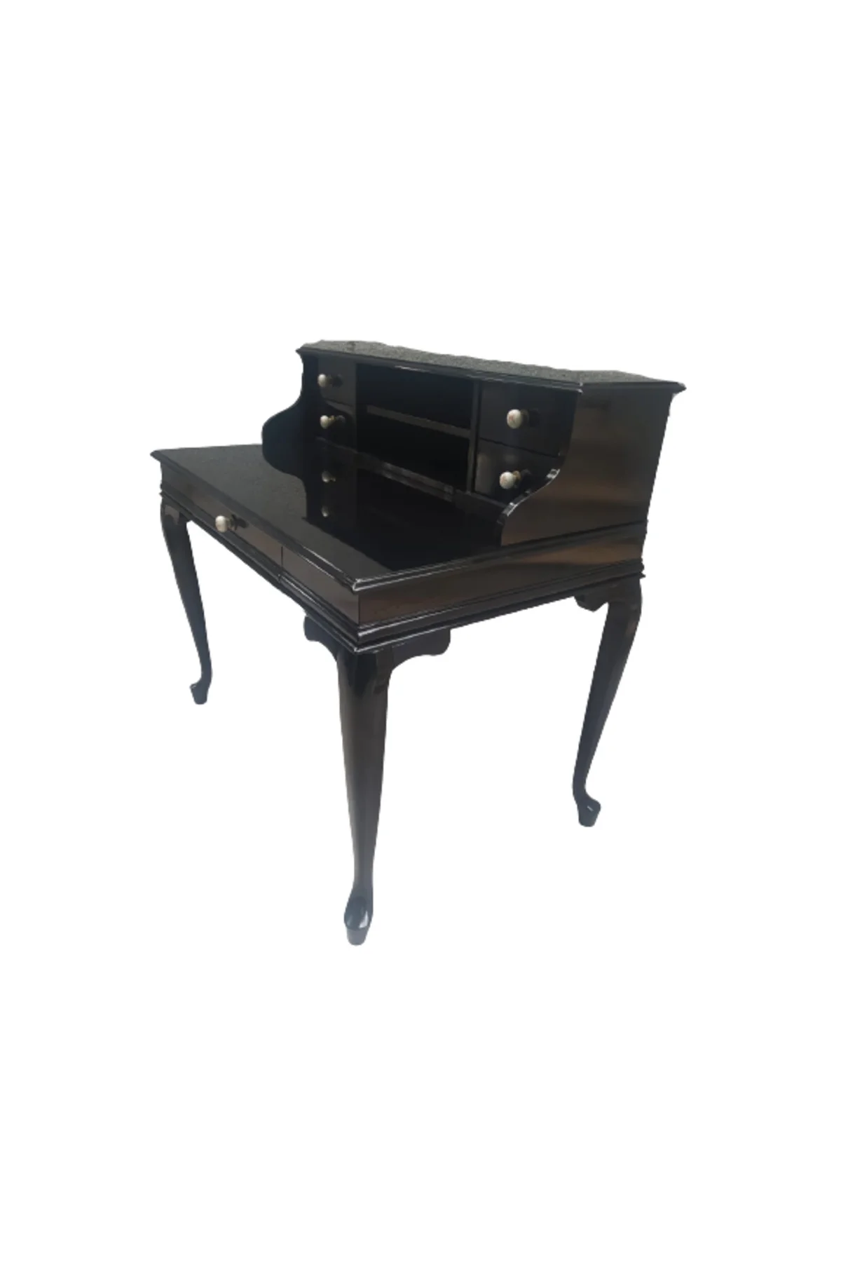 Çalışma Masa ST18447 Klasik Model Siyah Kayın Aslan ayak Porselen Kulp El yapım Çalışma Masa ST18447 Klasik Model Siyah Kayın Aslan ayak Porselen Kulp El yapım - Görsel 3