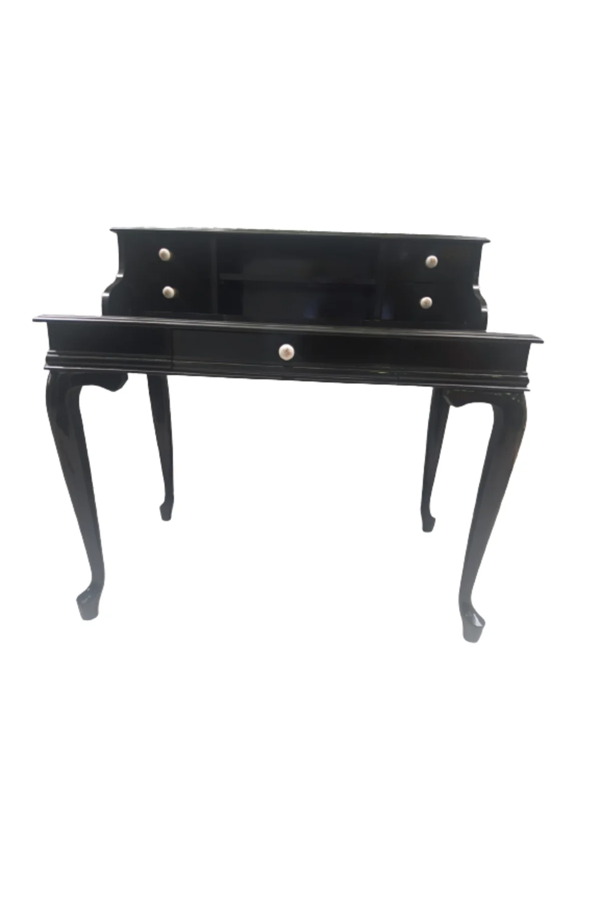 Çalışma Masa ST18447 Klasik Model Siyah Kayın Aslan ayak Porselen Kulp El yapım Çalışma Masa ST18447 Klasik Model Siyah Kayın Aslan ayak Porselen Kulp El yapım - Görsel 7