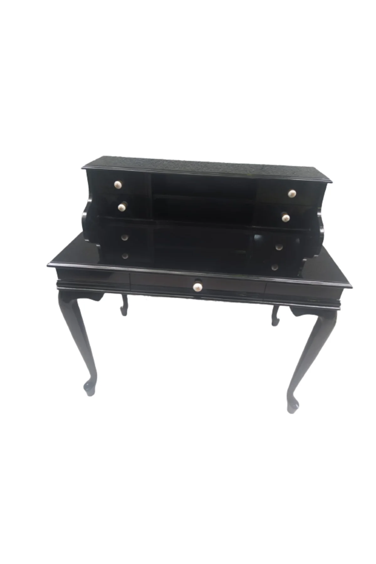 Çalışma Masa ST18447 Klasik Model Siyah Kayın Aslan ayak Porselen Kulp El yapım Çalışma Masa ST18447 Klasik Model Siyah Kayın Aslan ayak Porselen Kulp El yapım