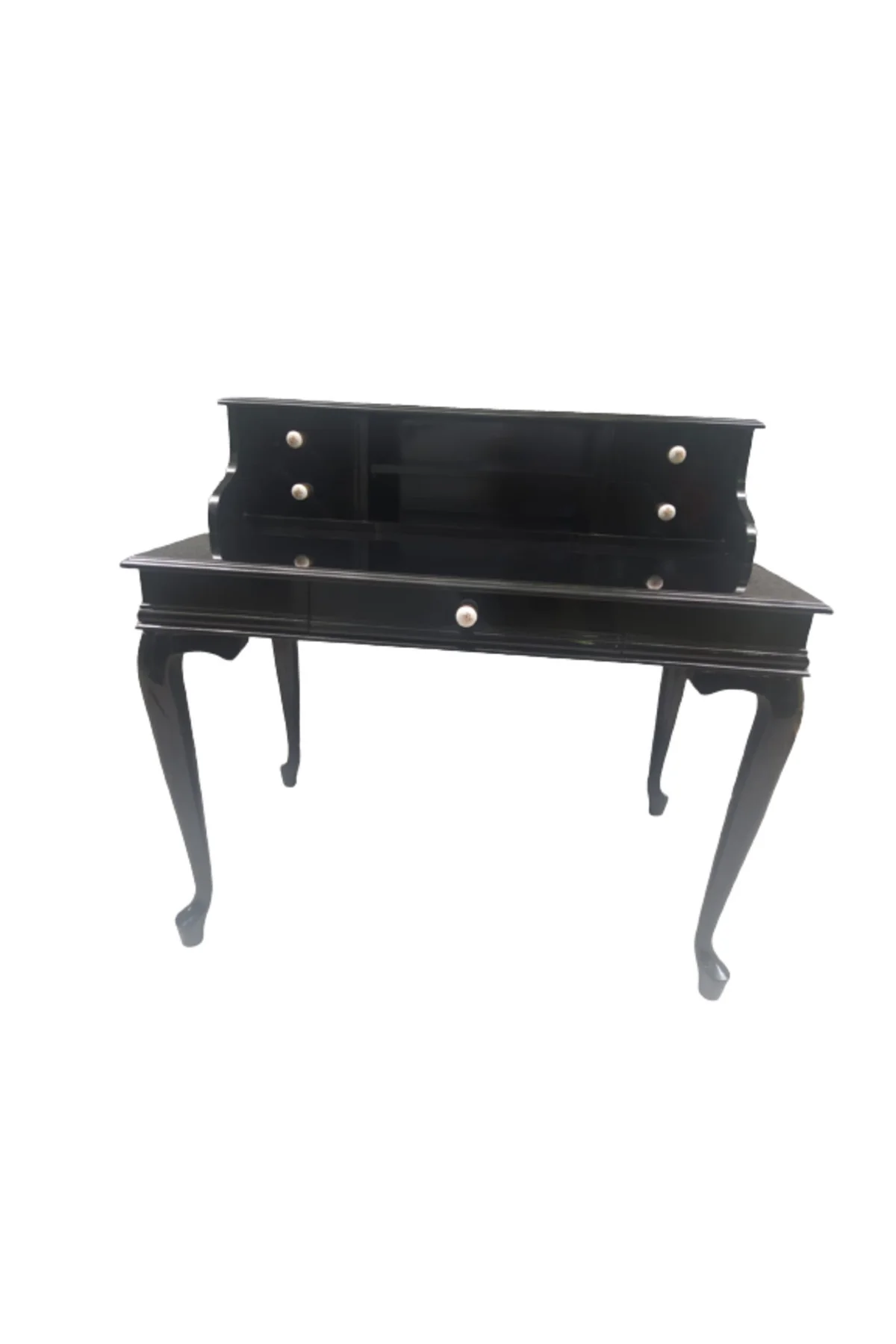 Çalışma Masa ST18447 Klasik Model Siyah Kayın Aslan ayak Porselen Kulp El yapım Çalışma Masa ST18447 Klasik Model Siyah Kayın Aslan ayak Porselen Kulp El yapım - Görsel 4