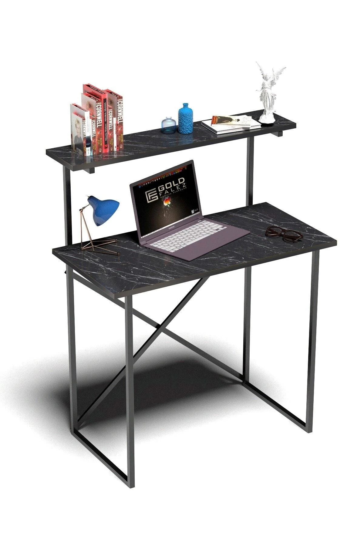 Çalışma Masası Raf Kitaplık Çok Amaçlı Ofis Masa Bendir