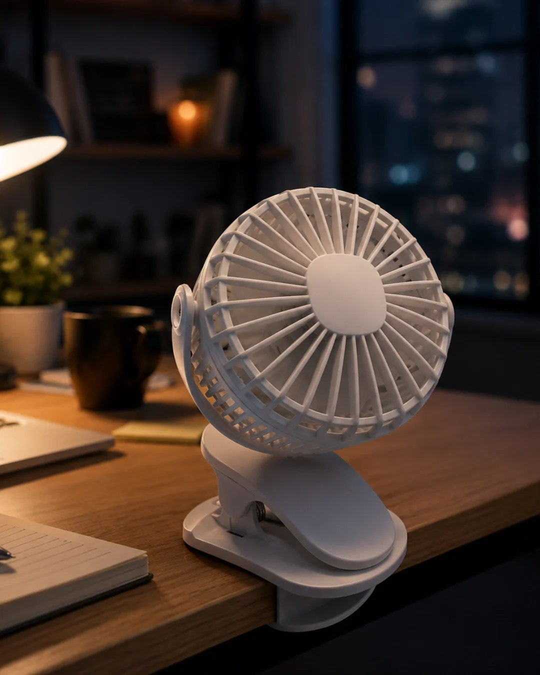 Çalışma Masası ve Yatak Başlığı İçin Klipsli Mini Fan Çalışma Masası ve Yatak Başlığı İçin Klipsli Mini Fan