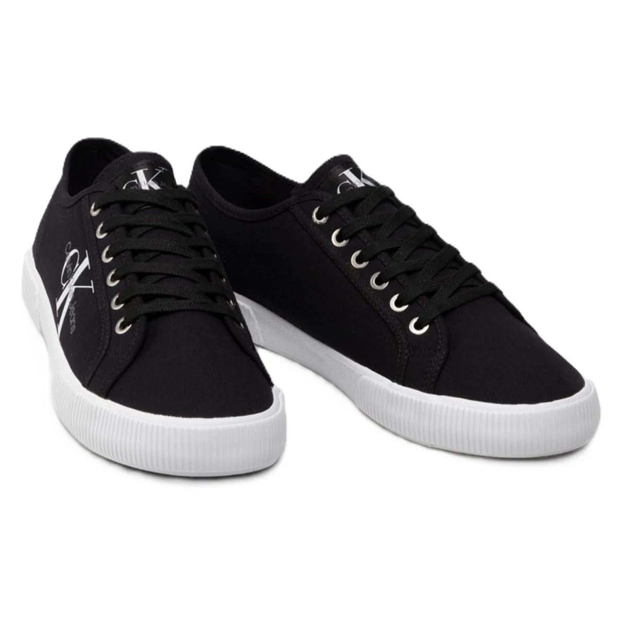Calvin Klein ESS Vulcanized Low  Loceup Mens Sneaker Erkek Günlük Spor Ayakkabı Siyah-Beyaz Fiyatı, Yorumları ve Özellikleri
