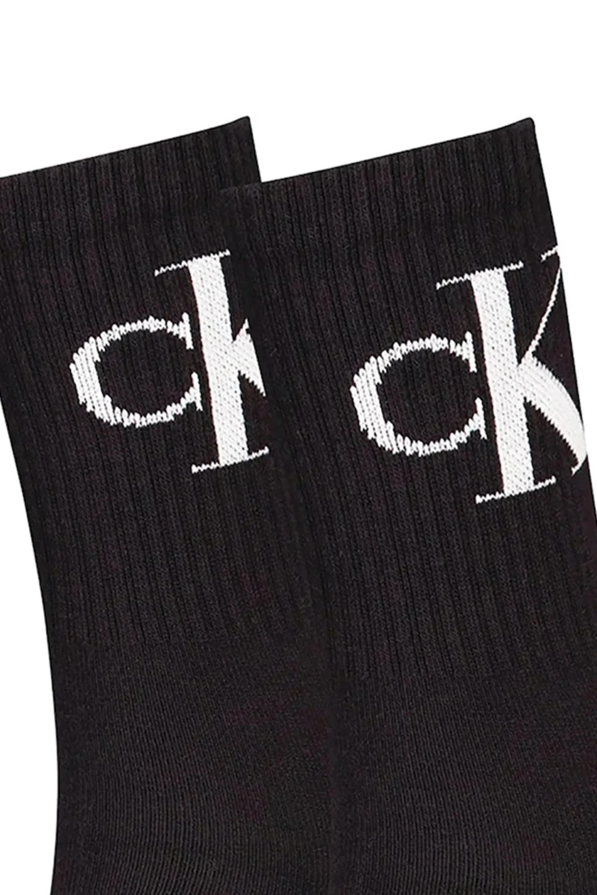 Calvin Klein Unisex CK Monogram Logo Crew Socks 2 Pears Unisex  Pamuklu 2 li Paket Günlük Spor Çorap Siyah Fiyatı, Yorumları ve Özellikleri