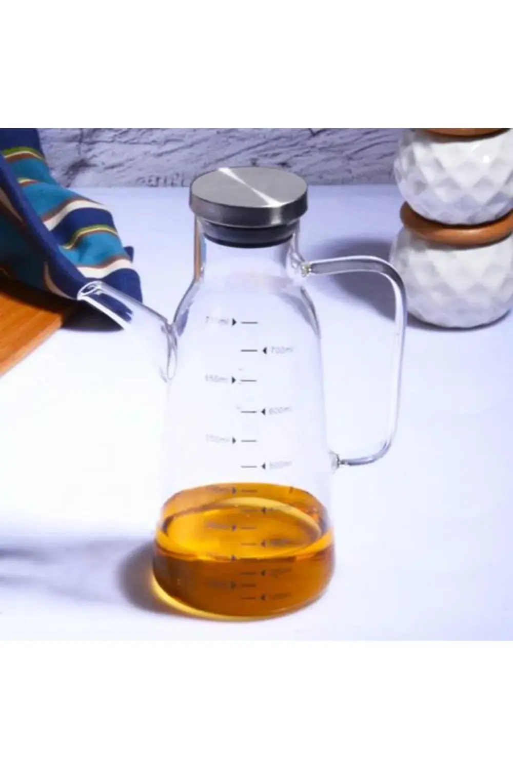 CAM-1258 Borosilikat Cam Yağlık 750 ML