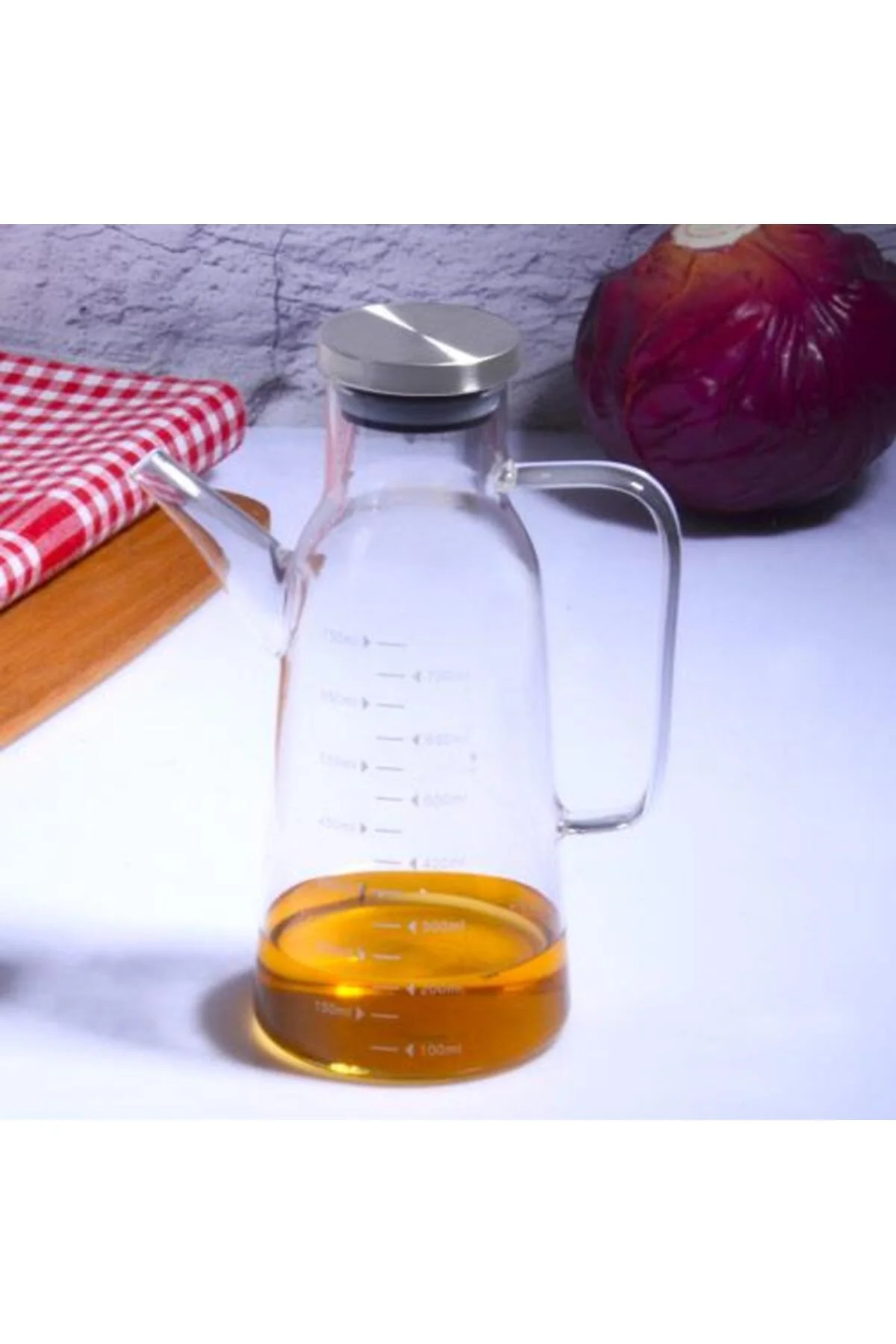 CAM-1264 Borosilikat Cam Yağlık 750 ML CAM-1264 Borosilikat Cam Yağlık 750 ML
