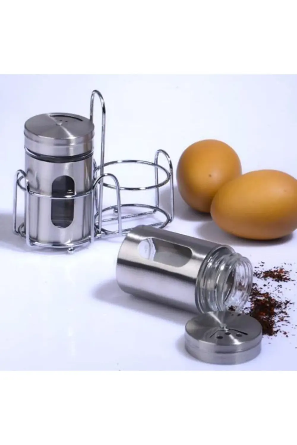 Cam-424 Metal 2 Li Tuz / Biberlik Seti