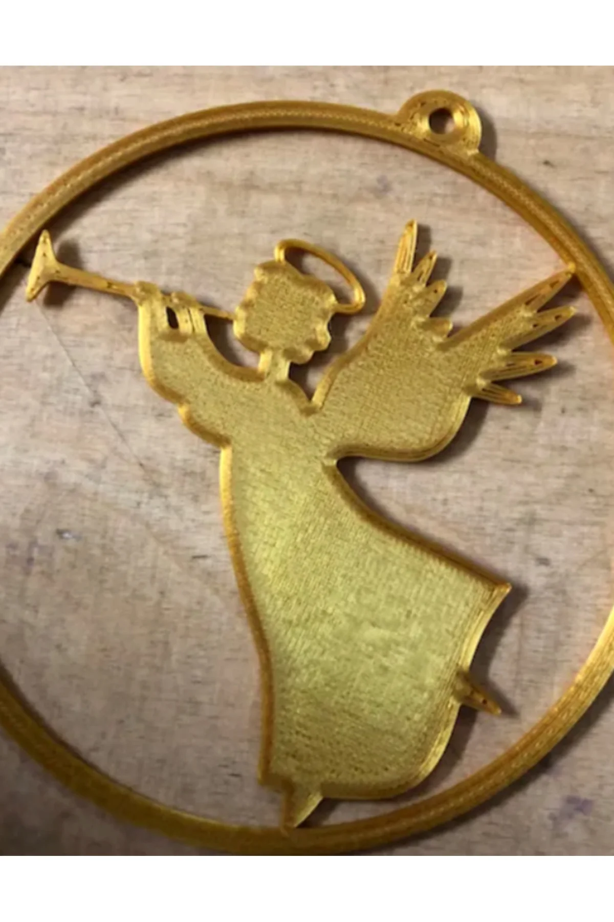 Çam Ağacı Süsü Melek Yılbaşı Süsü Gold Melek