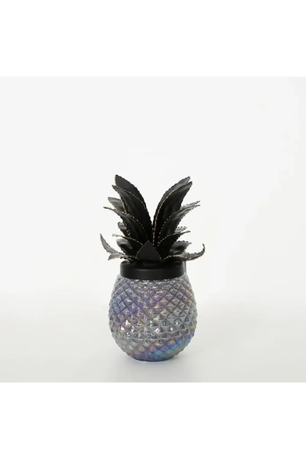 Cam Ananas Küçük Dekoratif Obje