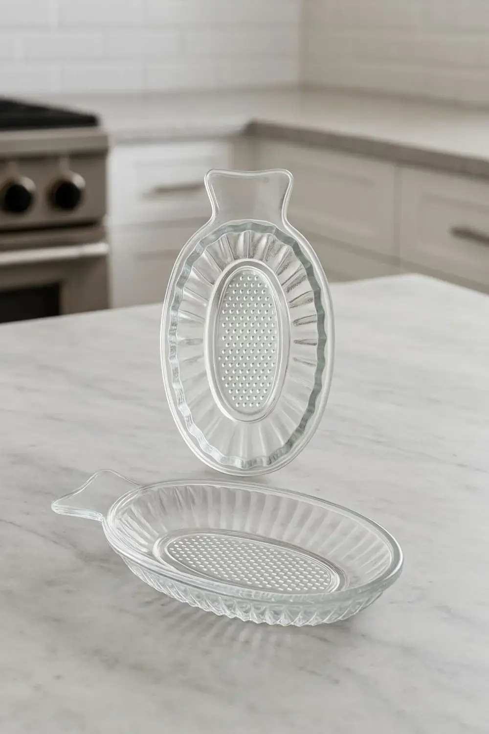 Cam Balık Şekilli Rende – Bebek Maması Meyve Sebze Rendesi