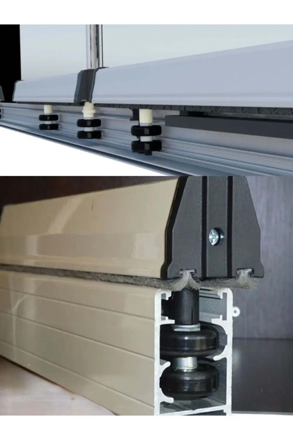 Cam Balkon Teker Seti 4 lü