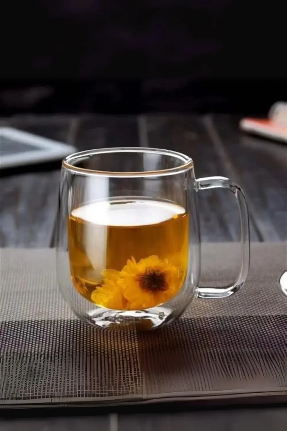 Cam Çift Cidarlı Bardak 350 ml Cam Çift Cidarlı Bardak 350 ml